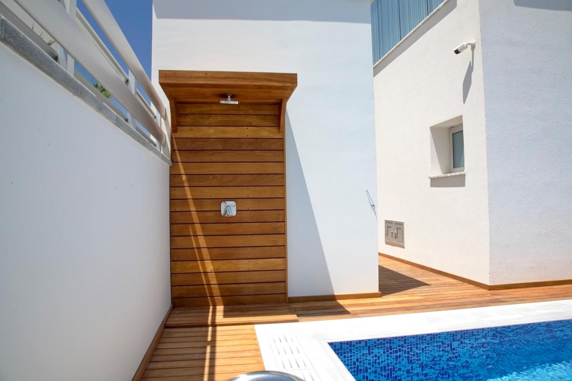 Seaview Luxury Villa Jacuzzi & Pool! 2 Min Beach Protaras Exteriör bild