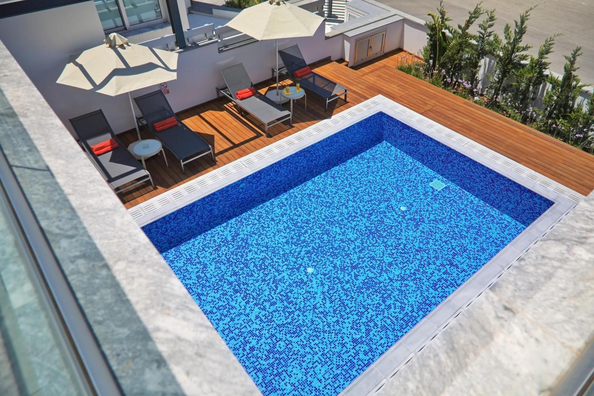 Seaview Luxury Villa Jacuzzi & Pool! 2 Min Beach Protaras Exteriör bild
